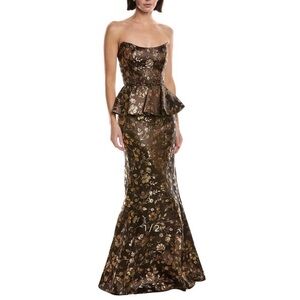 Marchesa Notte Black Gown